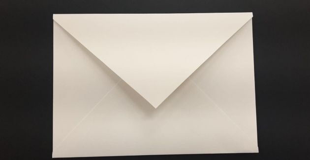 Envelope Bico Horizontal A5 - Stile Bianco