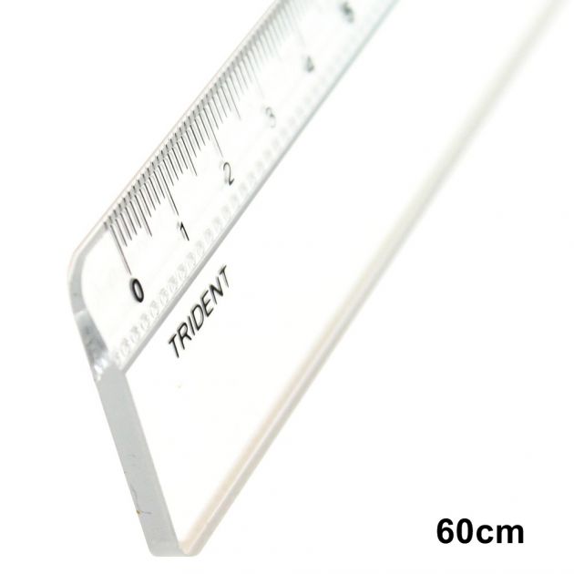 Régua Trident Acrílica - 60 cm